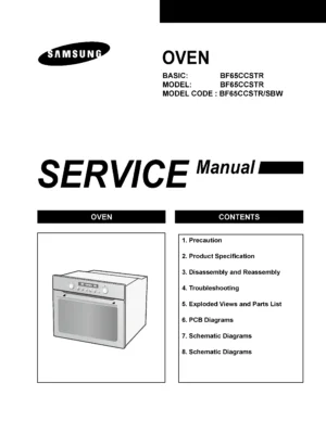 Samsung bf65ccstr service manual cover