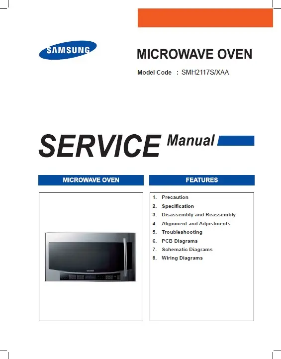 Samsung smh2117s service manual cover