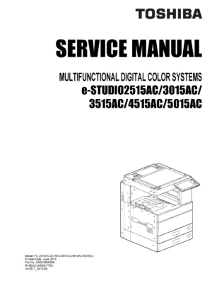 Toshiba e studio 2515ac 3015ac 3515ac 4515ac 5015ac service manual cover