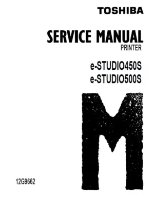 Toshiba e studio 450s 500s service manual cover