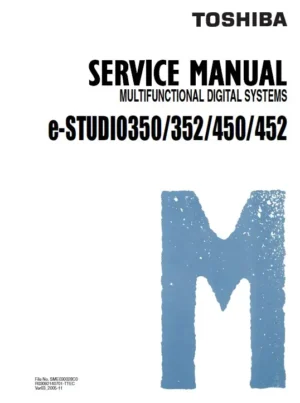 Toshiba e studio 452 service manual cover