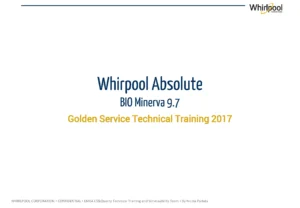 Whirlpool akz97891ixaus service manual cover